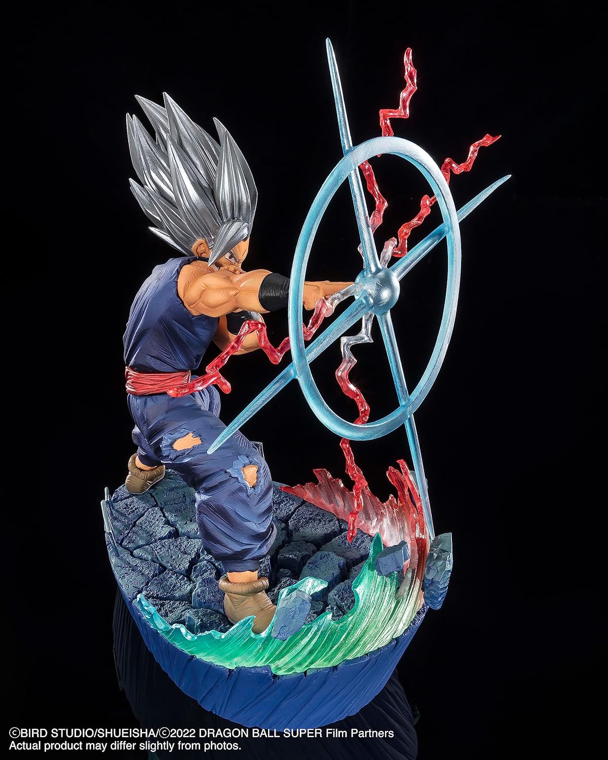 Figurine Gohan édition exclusive Tamashii Nations de Dragon Ball Super Hero en posture Makankosappo - mode bestial Figuarts Zero – Image 4